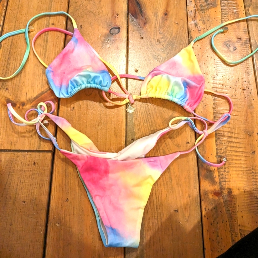Plumeria bikini set